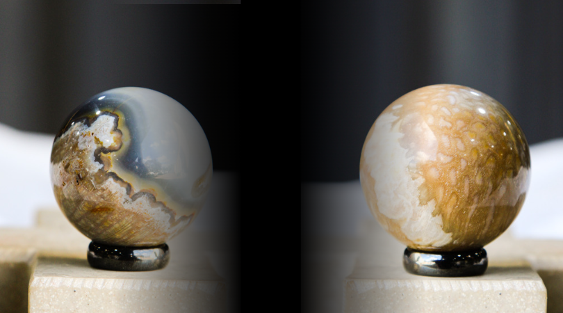 Coral online Agate Sphere