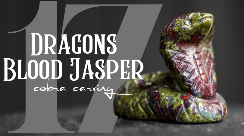 Day 17 | Dragons Blood Jasper Cobra