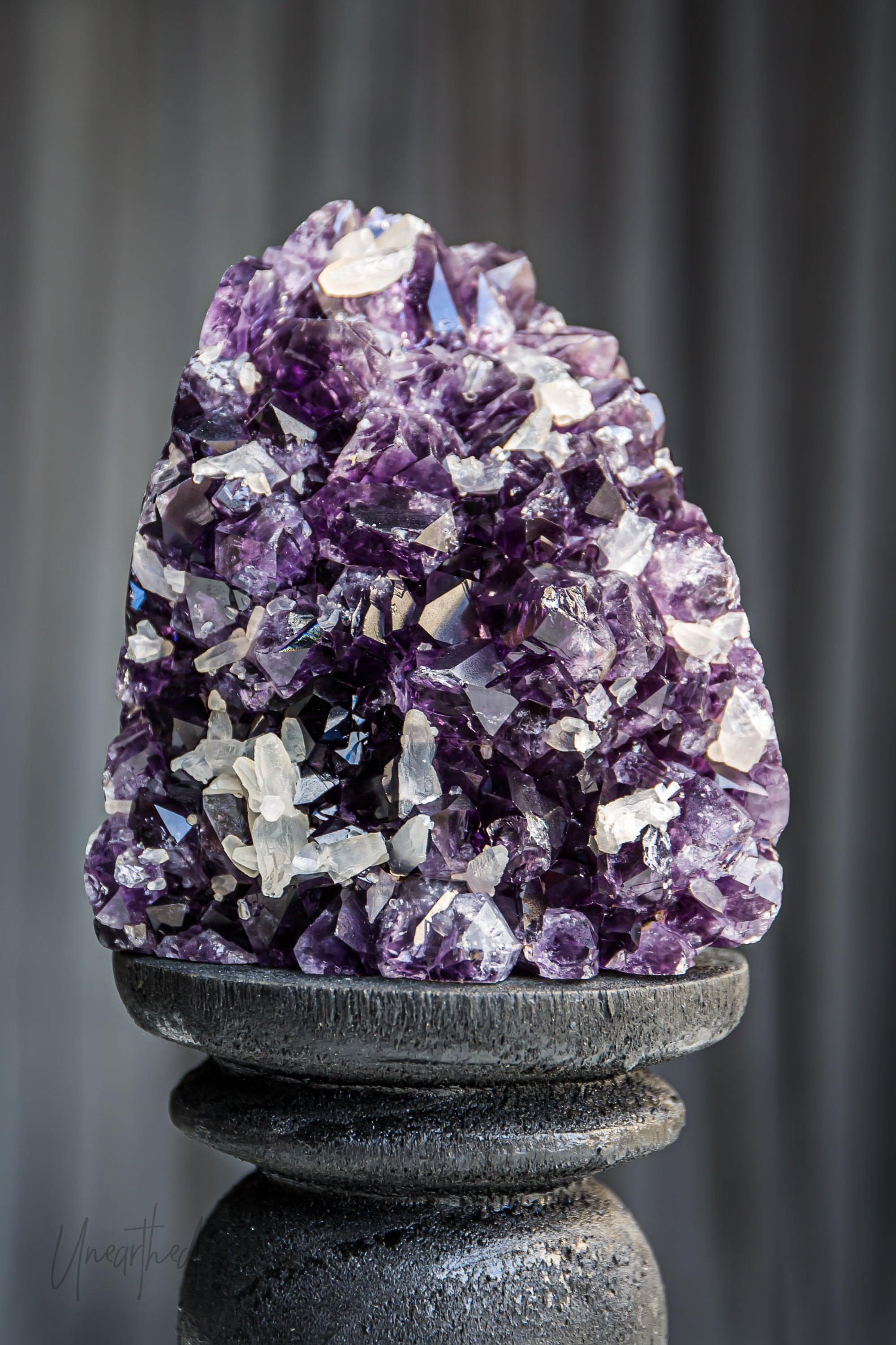 Amazing Amethyst cluster with calcite 1kg purchases