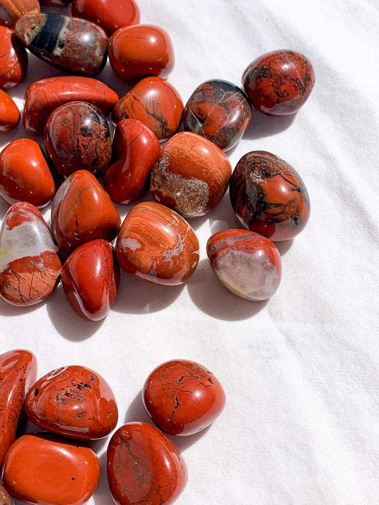 Red Jasper Tumbles | Small - Unearthed Crystals