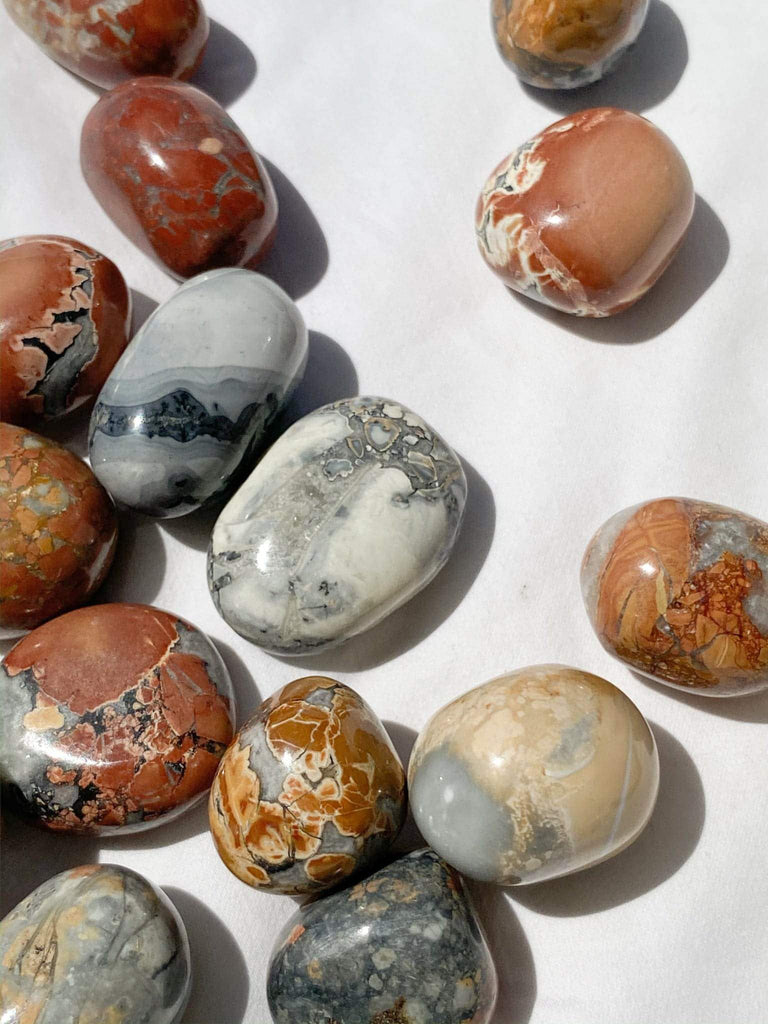 Maligano Jasper Tumbles | Medium - Unearthed Crystals