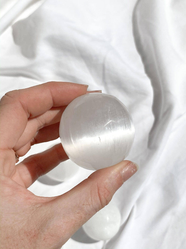 Selenite Sphere | Small - Unearthed Crystals