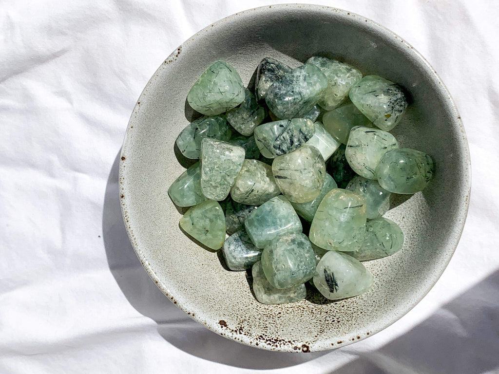 Prehnite Tumbles | Medium - Unearthed Crystals