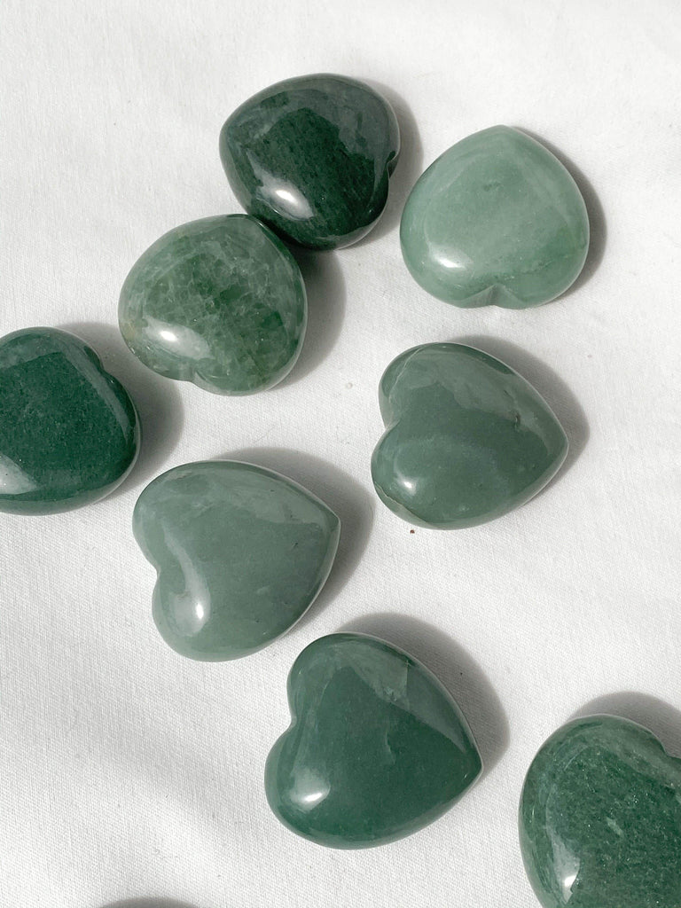 Green Aventurine Heart | Medium - Unearthed Crystals