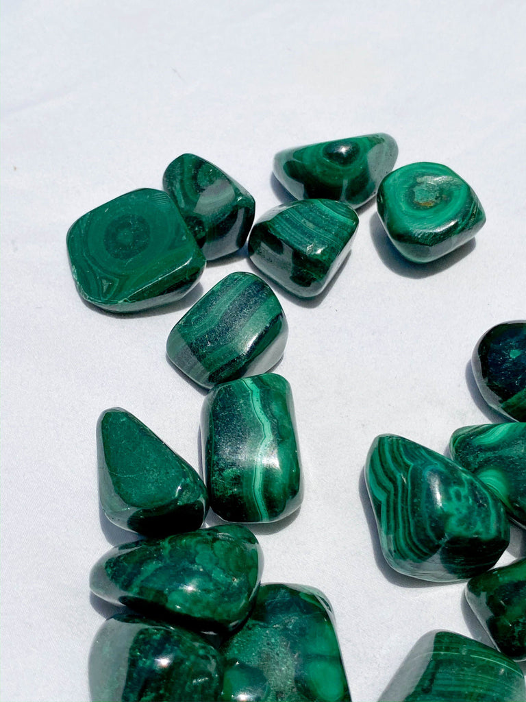 Malachite Tumbles | Small - Unearthed Crystals