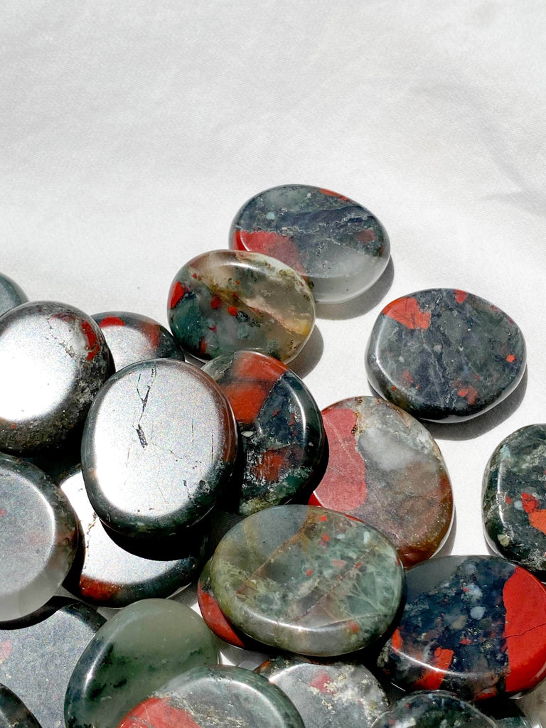 Bloodstone Coin - Unearthed Crystals