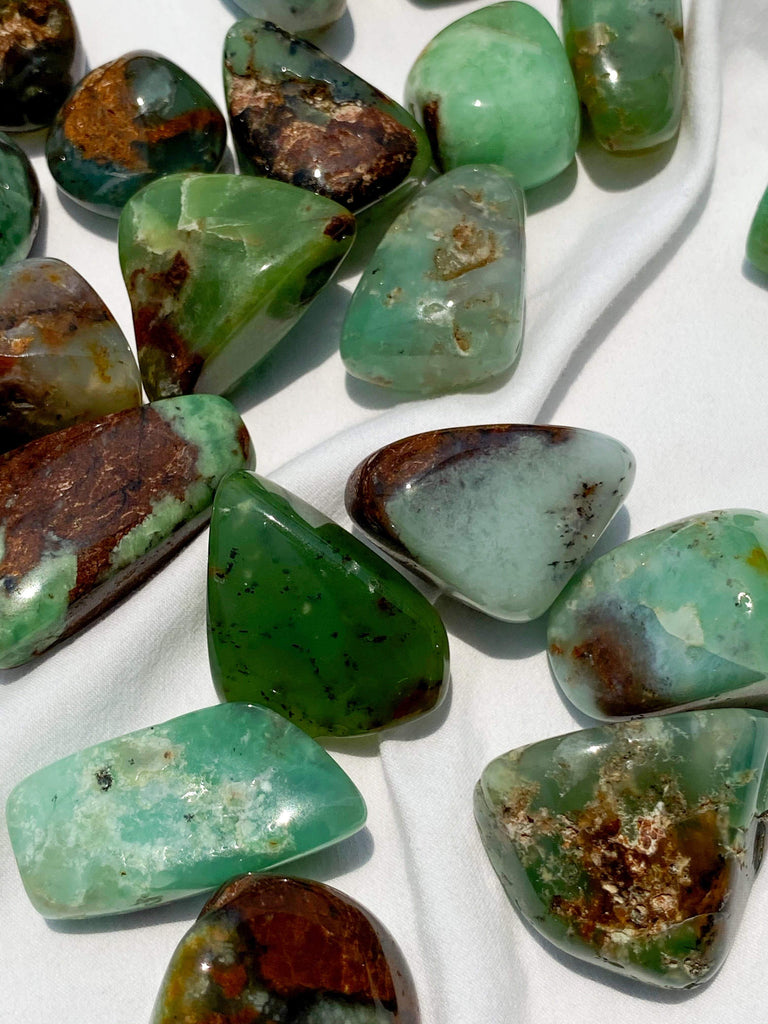 Chrysoprase Tumbles | Medium - Unearthed Crystals