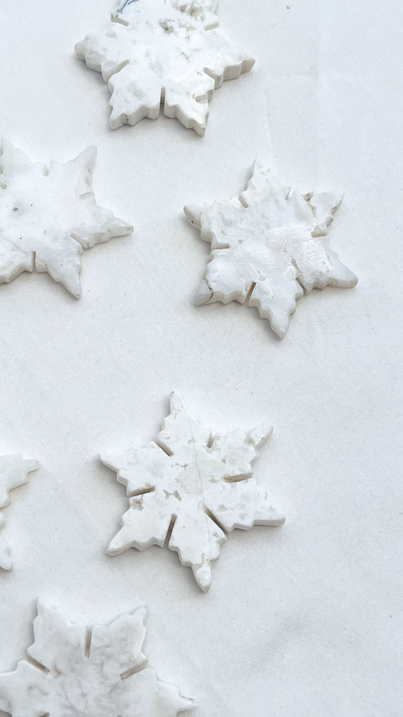 Snow Agate Snowflake | Large - Unearthed Crystals