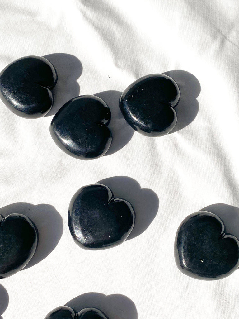 Shungite Heart | Large - Unearthed Crystals