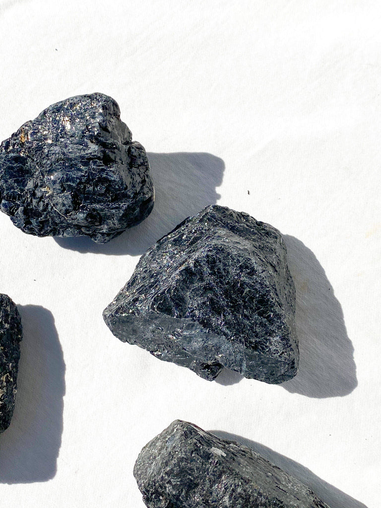 Black Tourmaline Rough | Extra Large - Unearthed Crystals