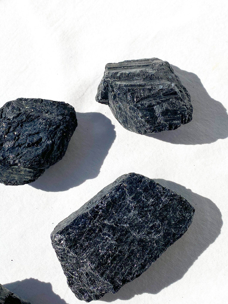 Black Tourmaline Rough | XXL - Unearthed Crystals